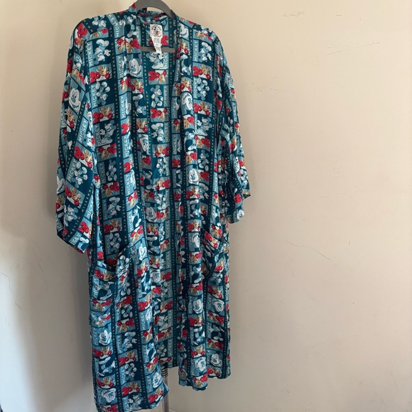 Disney Other - Vintage Disney Mickey Mouse Silk Robe
